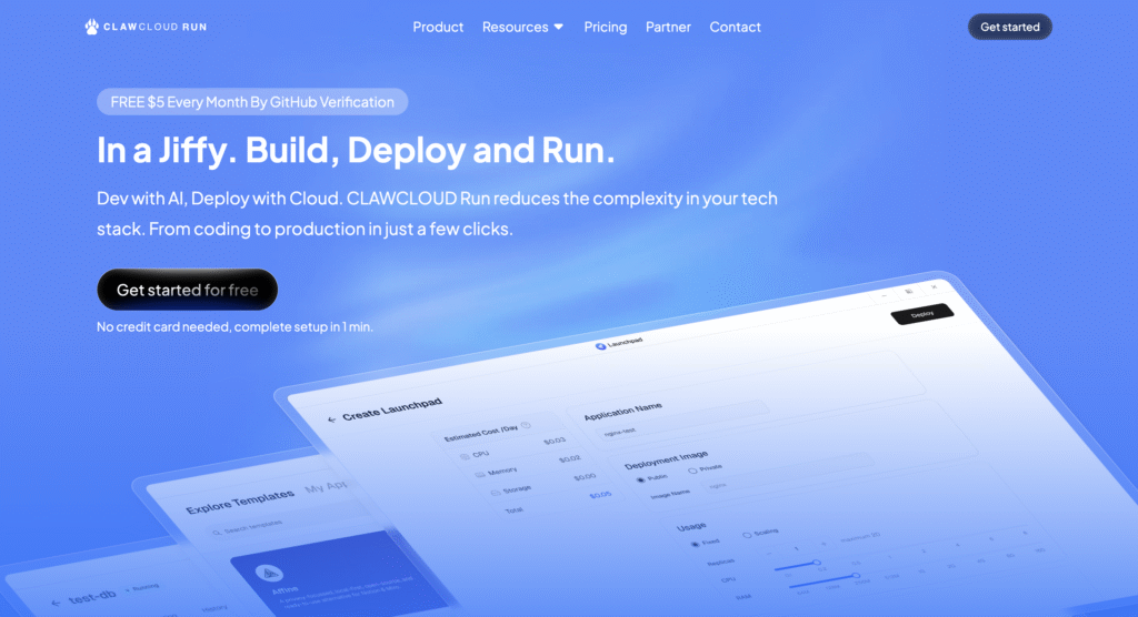 ClawCloud Run